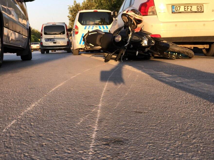 Acısını bırakıp motosikletini sordu